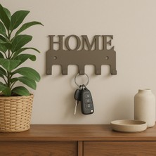 Normadia Vizon Renkli Metal Anahtarlık Askısı, Duvar Tipi Anahtar Organizer