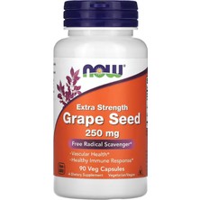 Now Foods (Özelsporcugıdaların'dan !!) Grape Seed Extra Strength 250MG, 90 Veg Capsul.abd Menşei 46.