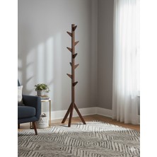 Normadia Modern Ahşap Ayaklı Elbise Askısı, 175X50 Cm, Şık ve Kullanışlı Tasarım