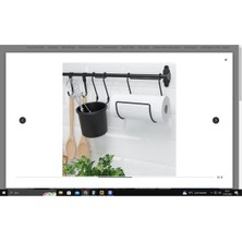 Normadia Siyah Hultarp Ray 60 Cm, Pratik ve Şık Ev Dekorasyonu Parçası