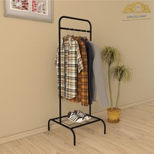 Normadia Şık Siyah Tekli Askı, Kaliteli ve Dayanıklı Konfeksiyon Askısı