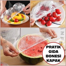 İnfeta 5 Adet Pratik Tazeliği Koruyan Tencere ve Tabak Bonesi Çok Amaçlı Kapak Gıda Bonesi