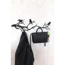 Normadia Kuş Desenli Metal Askılık, Dekoratif Duvar Askısı, Pratik ve Şık Tasarım