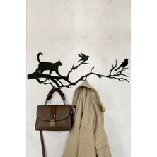 Normadia Şık Metal Duvar Askısı, Modern Portmanto ve Elbise Askısı Seti