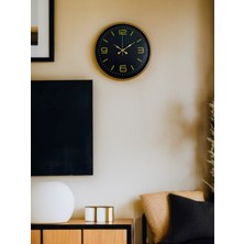 Tedaks 36 cm Kahverengi Dekoratif Duvar Saati