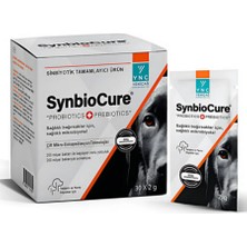 YNC Synbiocure Premium Köpek Sindirim Düzenleyici Sinbiyotik (Probiyotik + Prebiyotik) Toz 30 Şase