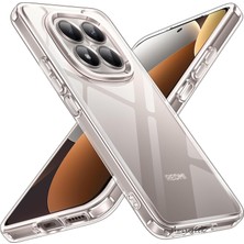 M.TK Moveteck Xiaomi Redmi Note 15 Pro 4g Kılıf Kamera Çıkıntılı Korumalı Yumuşak Şeffaf Renksiz Silikon Kapak
