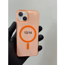 Ceptex Iphone 13 14 Kılıf Magsafe Ultra Premium Ince Mika Sararmaz