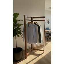 Normadia Elbise Askısı ve Paravan, Marin Huş Kontrplak, Dayanıklı ve Şık Tasarım