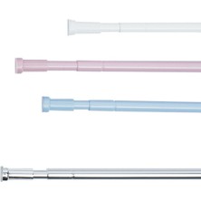 Normadia Şık ve Dayanıklı Alüminyum Banyo Perde Boru Askısı Seti