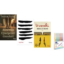 Can Yayınları Annemin Uyurgezer Geceleri + Yaşamak + Bekle Beni 3 Kitap Set ( Kalem Seti Hd )