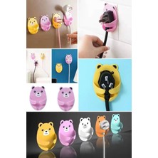 Normadia Dört Adet Çekici Fiş Tutucu, Güçlü ve Şık Ayı Tasarımı