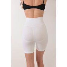 Kaia Life Beyaz Kadın Kalça Kaldırıcı Dikişsiz Korse