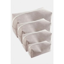 Zenvia 4 Adet El Tutmalı Makyaj Çantası - Kzm - ZNVBJTR-23577