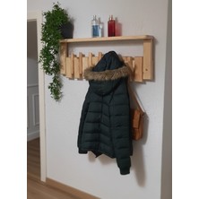 Normadia Ahşap Piyano Dekoratif Duvar Askılığı 7'li Fonksiyonel Raf Seti