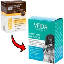 Vedavet Veda Phytoelite Metastop Premium Kedi ve Köpek Bitkisel Onkolojik Destek Tableti (Hücre Koruması ve Detoks) - 50 Adet