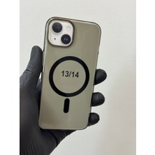 Ceptex Iphone 13 14 Kılıf Magsafe Ultra Premium Ince Mika Sararmaz