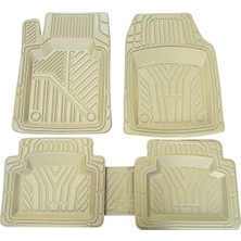 Özgürce 3D Bej Oto Paspas, Chevrolet Captiva 2007-2014 Için Nova Premium