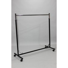 Normadia Ayaklı Tekerlekli Mağaza Elbise Askısı 50X100X105 cm