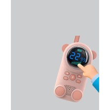 Astraltech Bebek Telsizi LCD Ekran Vox Iki Yönlü Iletişim USB Şarj Hafif