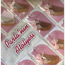 Parla'nın Atölyesi 10 Adet Söz Nişan Doğum Bride Doğum Günü Kına Hediyelik Tarak