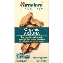 Himalaya (Özelsporcugıdaların'dan !!) Organic Arjuna, 60 Caplets.made In Usa.