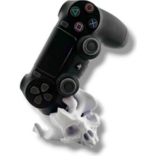 Salıncak Ps4 Kol Tutucu Kurukafa Detaylı ( Beyaz )