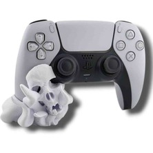 Salıncak Ps5 Kol Tutucu Kurukafa Detaylı (Beyaz)