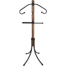 Normadia Şık Ahşap ve Metal Statik Siyah Boyalı Uşak Ceviz Tasarımı