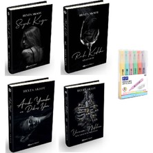 Epsilon Yayınevi Beyza Aksoy Siyah Evren 4 Kitap Ciltli Set Siyah Kuğu, Ruh Kadehi, Aydi, Vernem ( Kalem Seti Hd )