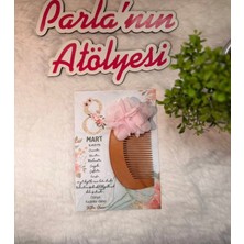Parla'nın Atölyesi 5 Adet Kadınlar Günü Hediyelik Tarak