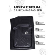 Özgürce 5 Parça 4d Paspas Seti, Universal Havuzlu, Kaliteli ve Şık Tasarım