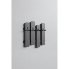 Normadia Modern Ahşap Çit Duvar Tipi Elbise Askılığı, Dekoratif Antre Portmanto