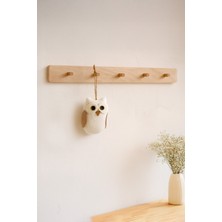Normadia Masif Ahşap Çok Amaçlı Duvar Askısı, Hol, Giriş, Çocuk Odası, Mutfak Için