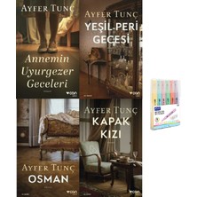 Can Yayınları Annemin Uyurgezer Geceleri + Yeşil Peri Gecesi + Osman + Kapak Kızı 4 Kitap ( Kalem Seti Hd )