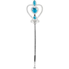 Kaia Life Mavi Renk Kalp Işlemeli Karlar Ülkesi Elsa Asası