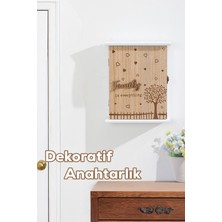 Normadia Duvara Montajlı Dekoratif Anahtarlık Dolabı, Saklama ve Düzenleme Çözümü