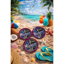 Seymen Bıçakçılık Karadeniz Temalı Trabzon Desenli Küllük – 3’lü Set | Dekoratif Masa Üstü Küllük