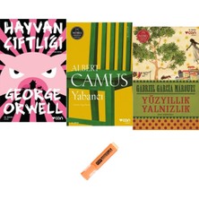 Can Yayınları Hayvan Çiftliği + Yabancı + Yüzyıllık Yalnızlık / 3 Kitap Set ( Kalem Hdy)