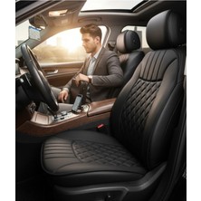 Özgürce Ortopedik Süngerli Oto Koltuk Kılıfı Ön 2'li Set Siyah Bej Mavi Kırmızı Bordo