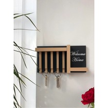 Normadia Renkli Anahtarlık Askısı, Duvar Dekor, 13X24 Cm, Şık ve Pratik Tasarım