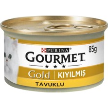 Kaia Life Purina Gourmet Gold Kıyılmış Tavuklu Kedi Konservesi 85 gr