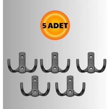 Normadia Şık Metal Askı Seti, 5 Adet, Portmanto ve Dolap Için Uygun