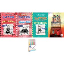 Epsilon Yayınevi Saftirik 20 Parti Aşkına! + Olanlar Oldu + Beyin Bdava + Çözüm Bakanlığı 4 Kitap Set Kalem Seti Hd