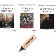 Can Yayınları Iki Şehrin Hikayesi + Tatsız Bir Olay + Yeraltından Notlar 3 Kitap Set ( Kalem Hd )