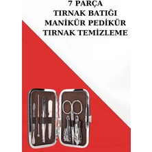 Astraltech Manikür Pedikür Seti 7 Parça Tırnak Mantarı Tırnak Batığı Temizleme Taşınabilir