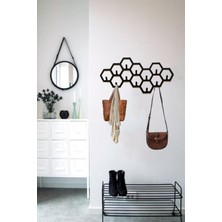 Normadia Modern Geometrik Metal Duvar Askısı, Şık ve Kullanışlı Dekoratif Tasarım