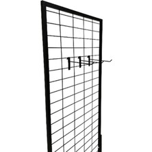 Normadia Şık Duvara Monte Tel Pano 90X190 Cm, Telefon ve Mağaza Askılığı