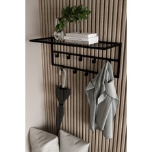 Normadia Modern Metal Portmanto, Duvar Askılığı ve Raf, Şık Dekoratif Tasarım