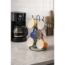 Normadia Siyah Metal Çok Amaçlı Fincan ve Takı Organizeri Standı